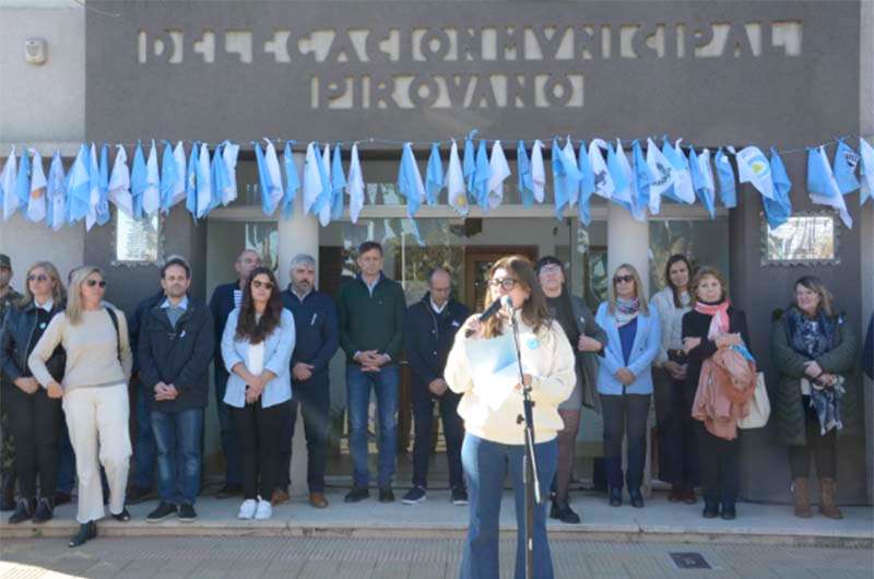 Se llevó a cabo el acto central en Pirovano