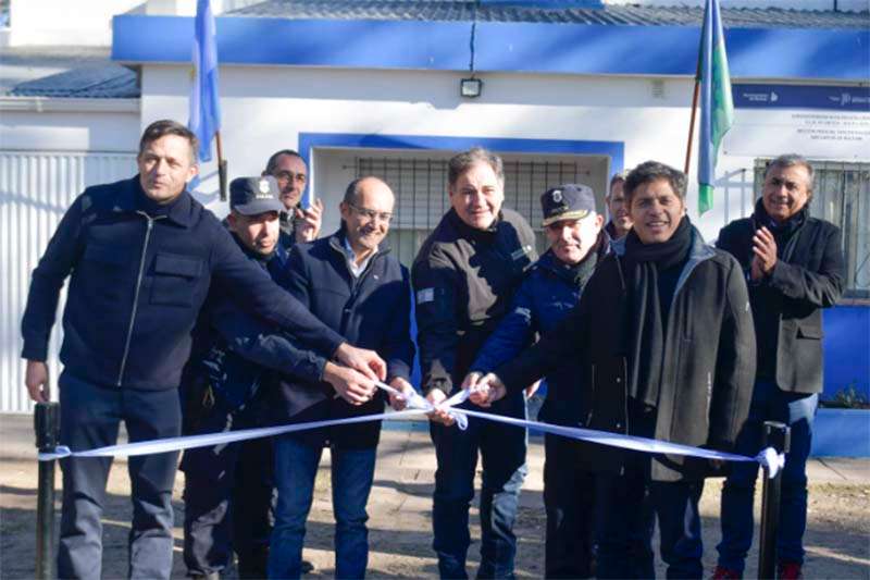 El Gobernador Kicillof  inauguró la sede de la Policía Científica