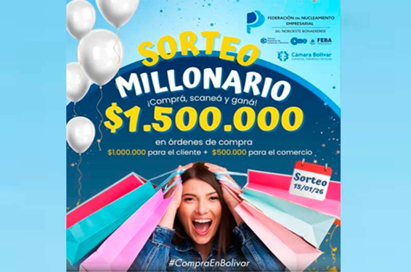 Lanzamiento del “Sorteo millonario” del Nucleamiento del Noroeste Bonaerense