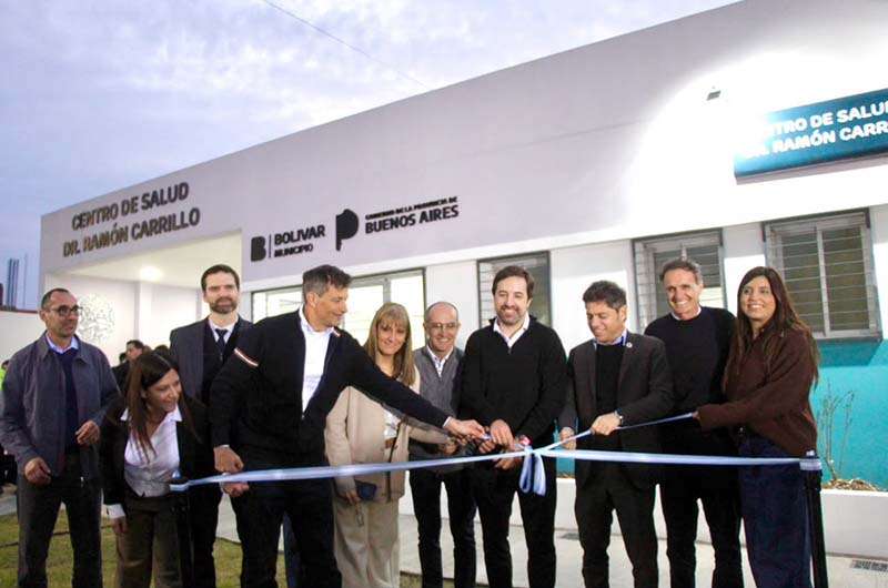 Bucca y Kicillof inauguraron el Nuevo centro de salud “Dr. Ramón Carrillo”