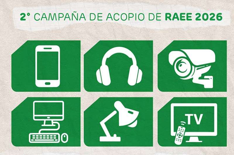 Campaña de acopio de residuos de aparatos eléctricos y electrónicos